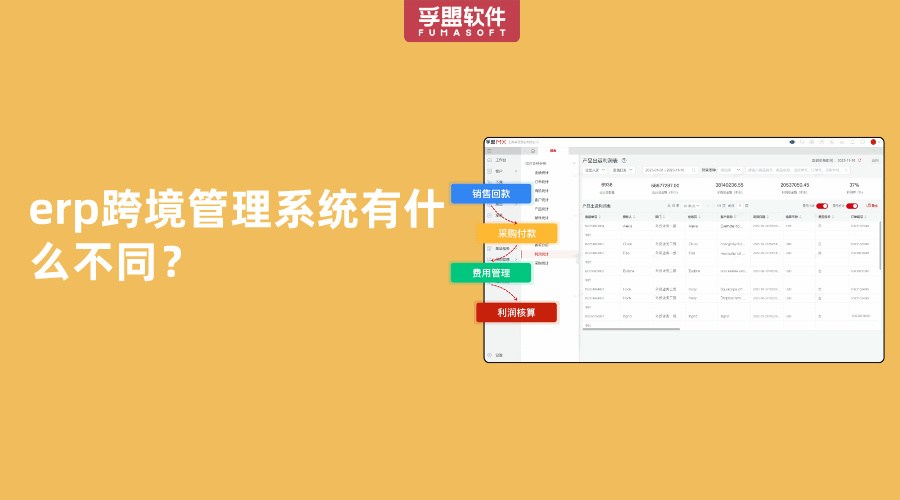 erp跨境管理系統有什么不同？