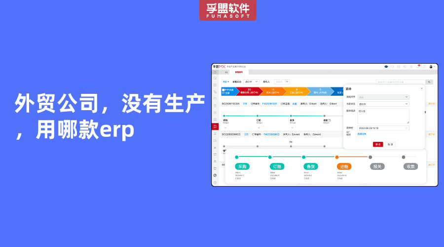 外貿公司，沒有生產，用哪款erp？