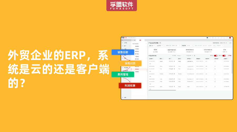 外貿(mào)企業(yè)的ERP，系統(tǒng)是云的還是客戶端的？