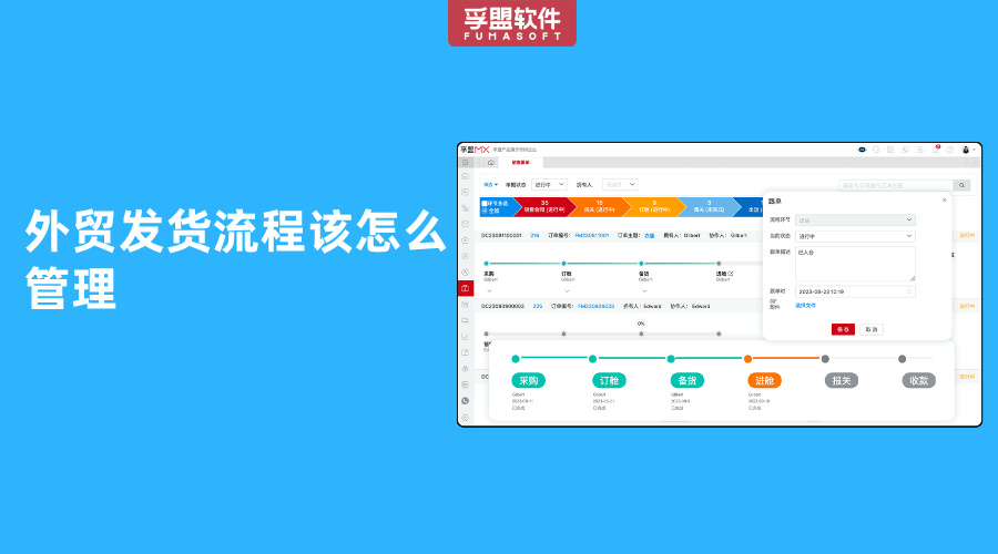 外貿發貨流程管理