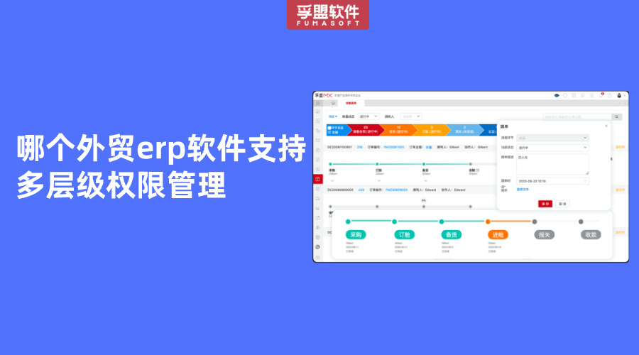哪個外貿(mào)erp軟件支持多層級權(quán)限管理