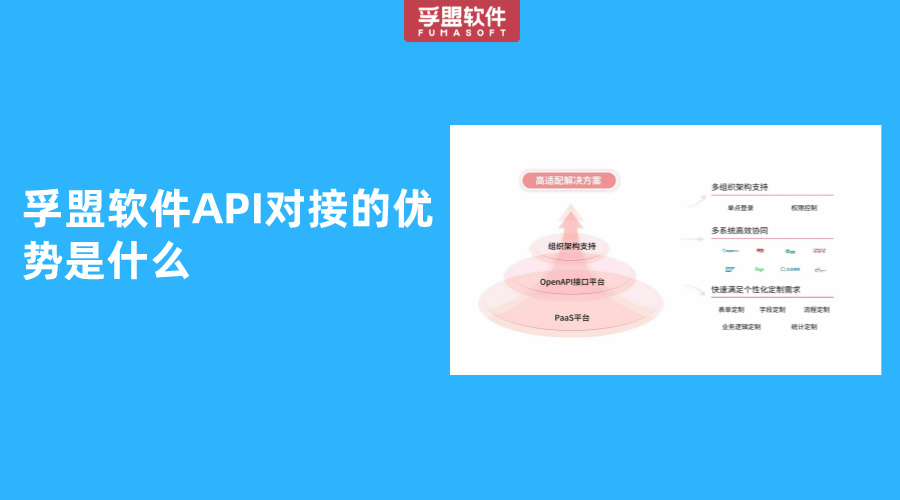 孚盟軟件API對接的優(yōu)勢是什么