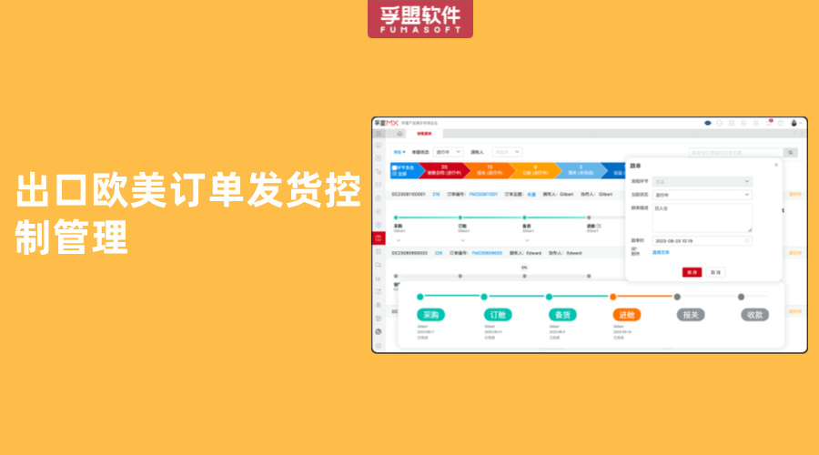 出口歐美訂單發貨控制管理