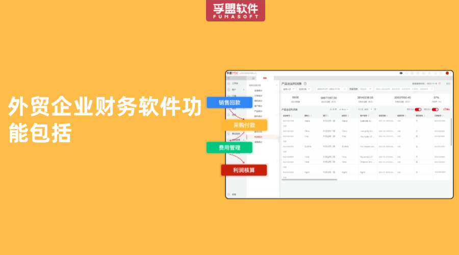 外貿企業財務軟件功能包括哪些