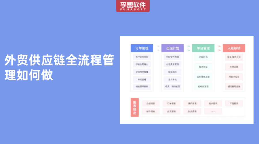 外貿供應鏈全流程管理如何做