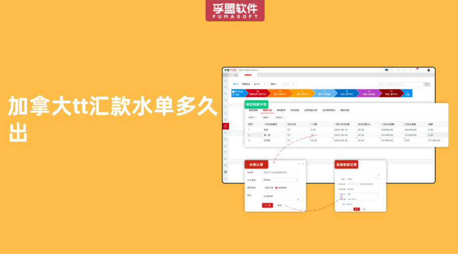 加拿大tt匯款水單多久出